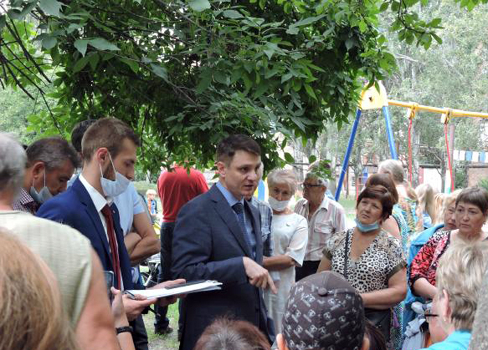 Состоялась встреча с жителями поселка Машзавод